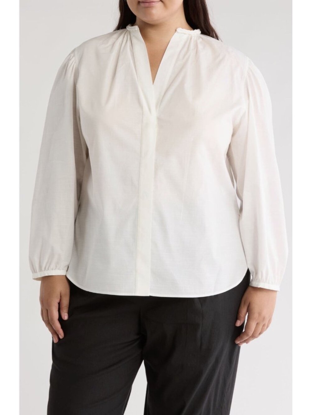 Vince Women White Dress Up Button Up Shirt 2x
